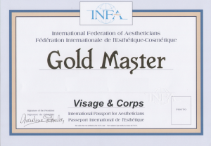 Certificat Esthétique Gold Master. CIEC-INFA.